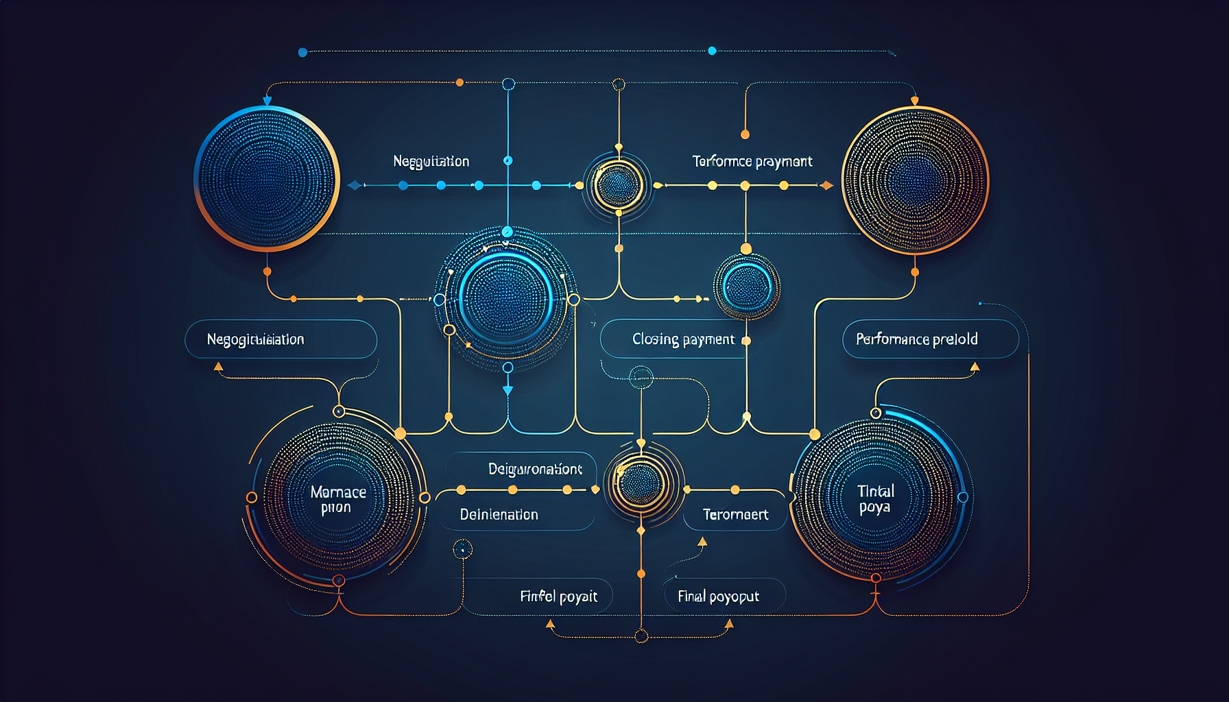 M&Aアーンアウトの仕組みと基本的な流れを示すイメージ図