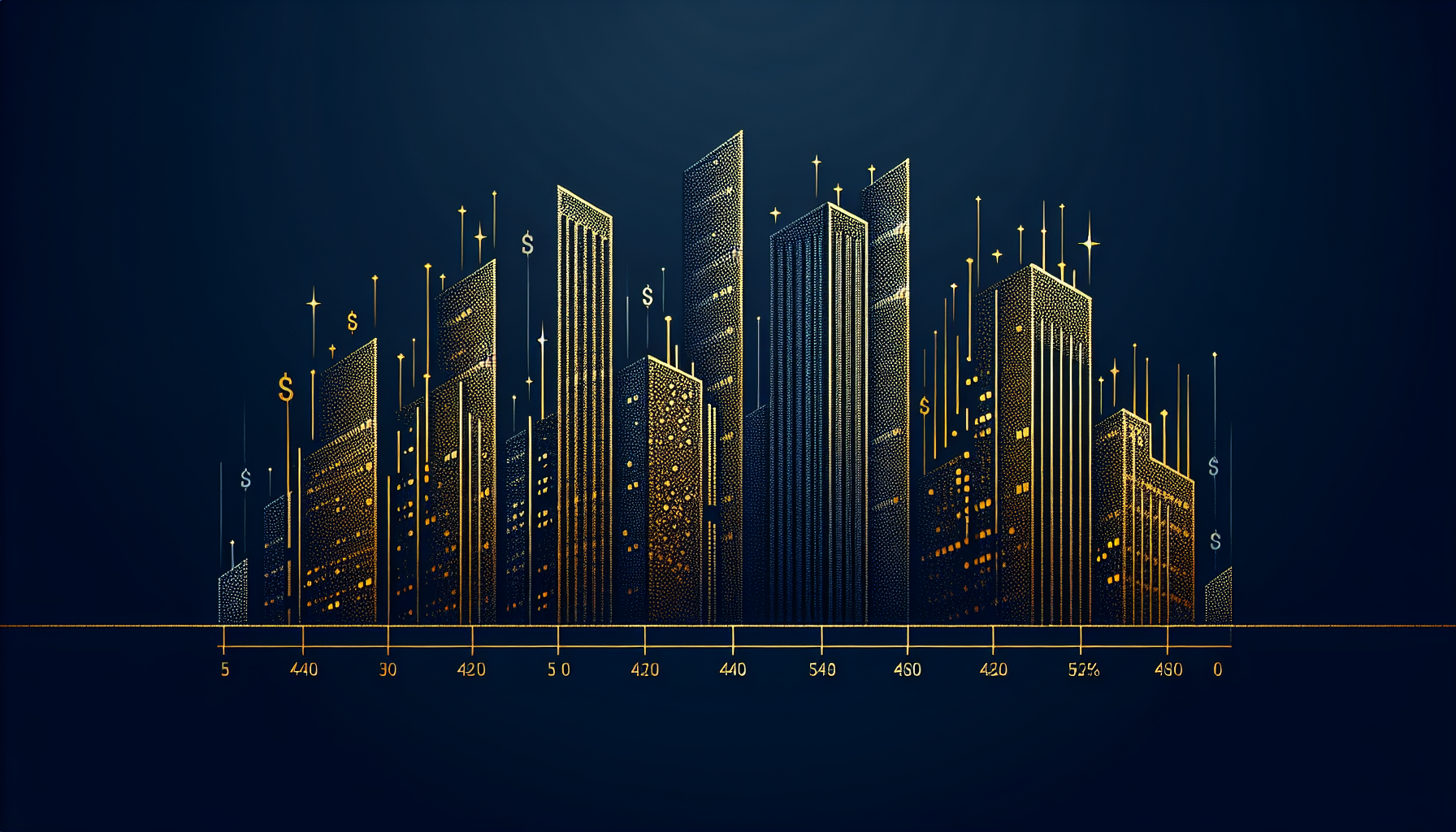 M&A仲介会社5社の手数料体系比較イメージ