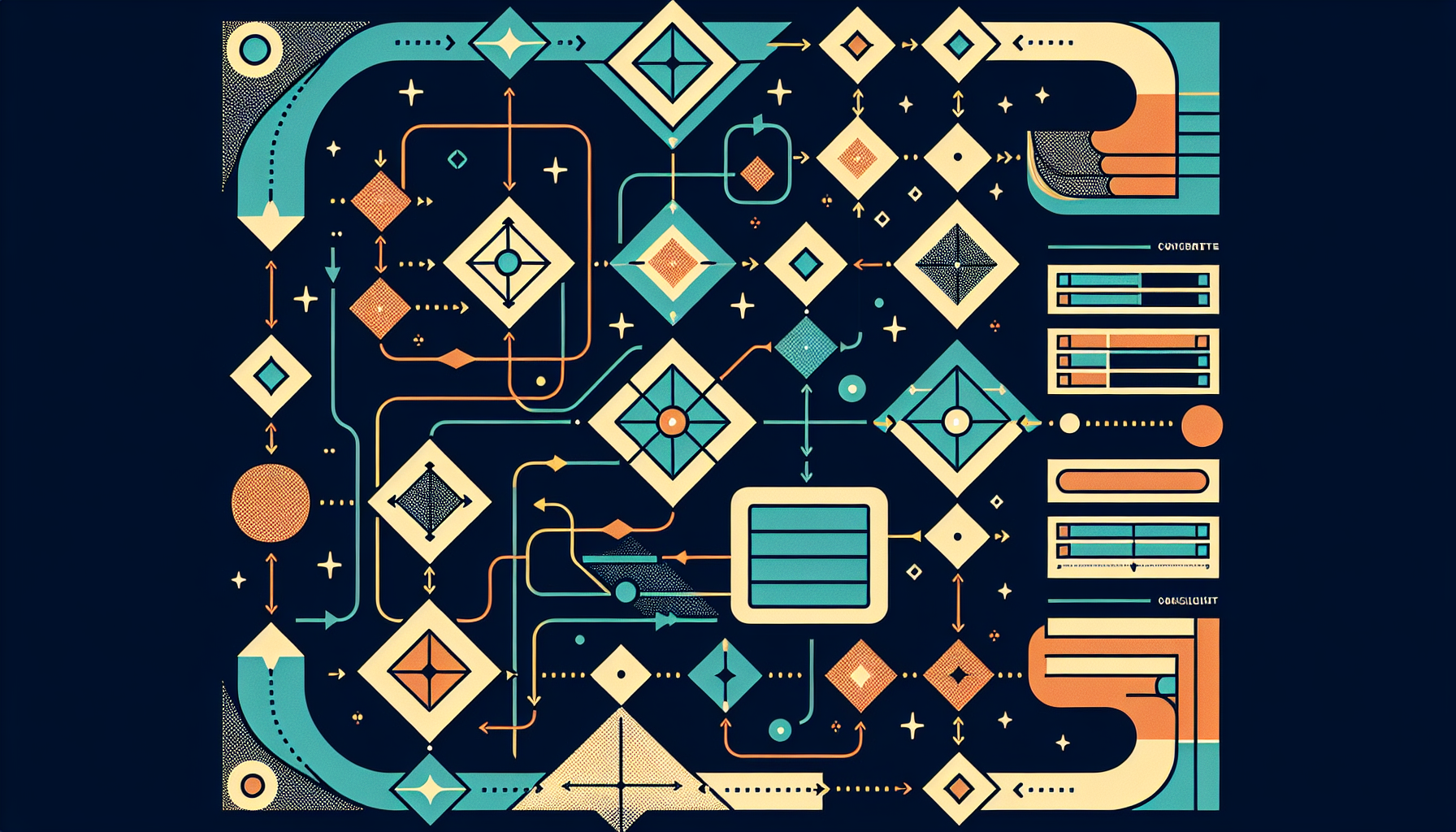 M&A相談先を年商規模・目的別に選べるフローチャートのイメージ