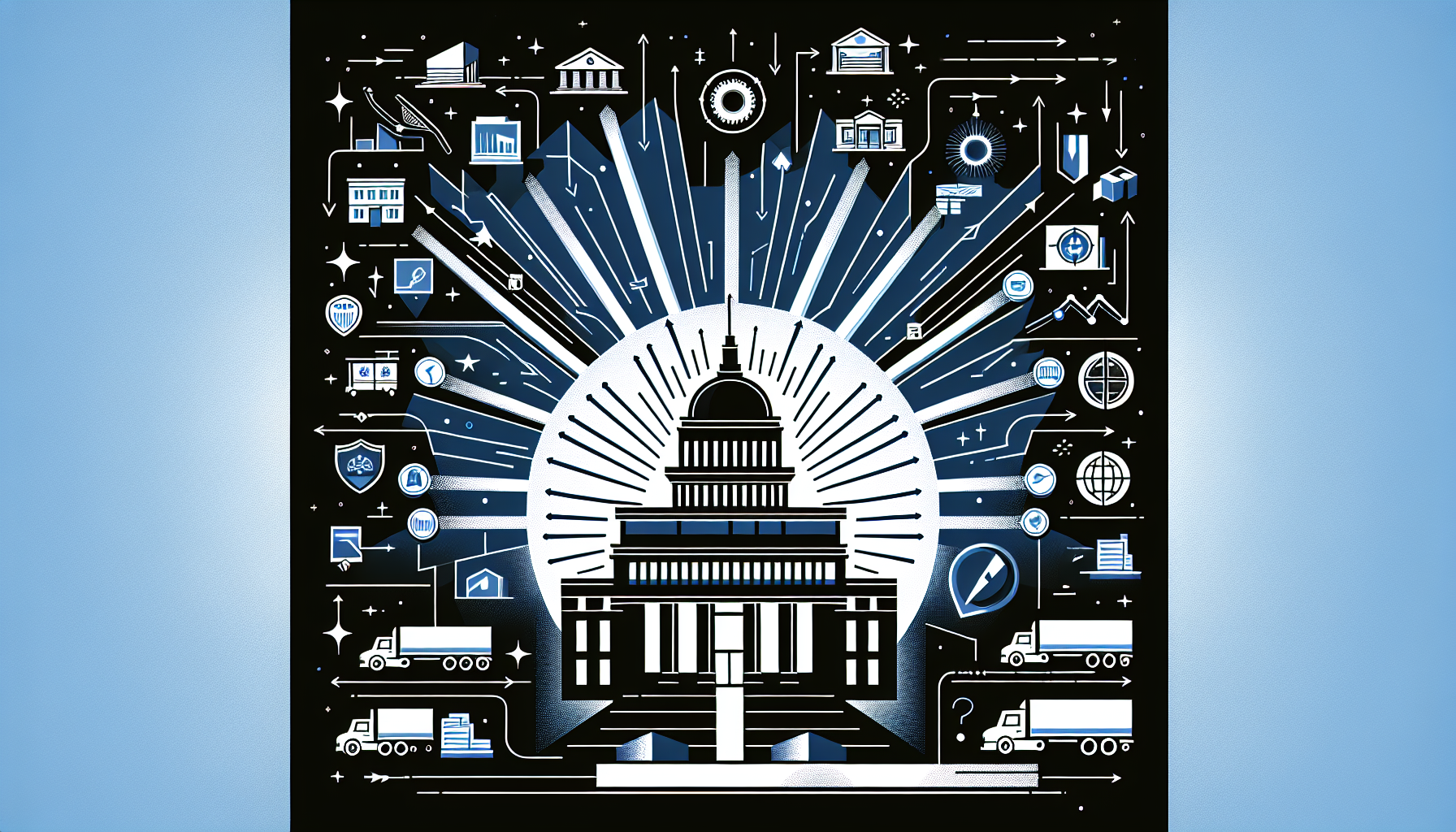 物流2026年問題と改正物流効率化法の概要イメージ