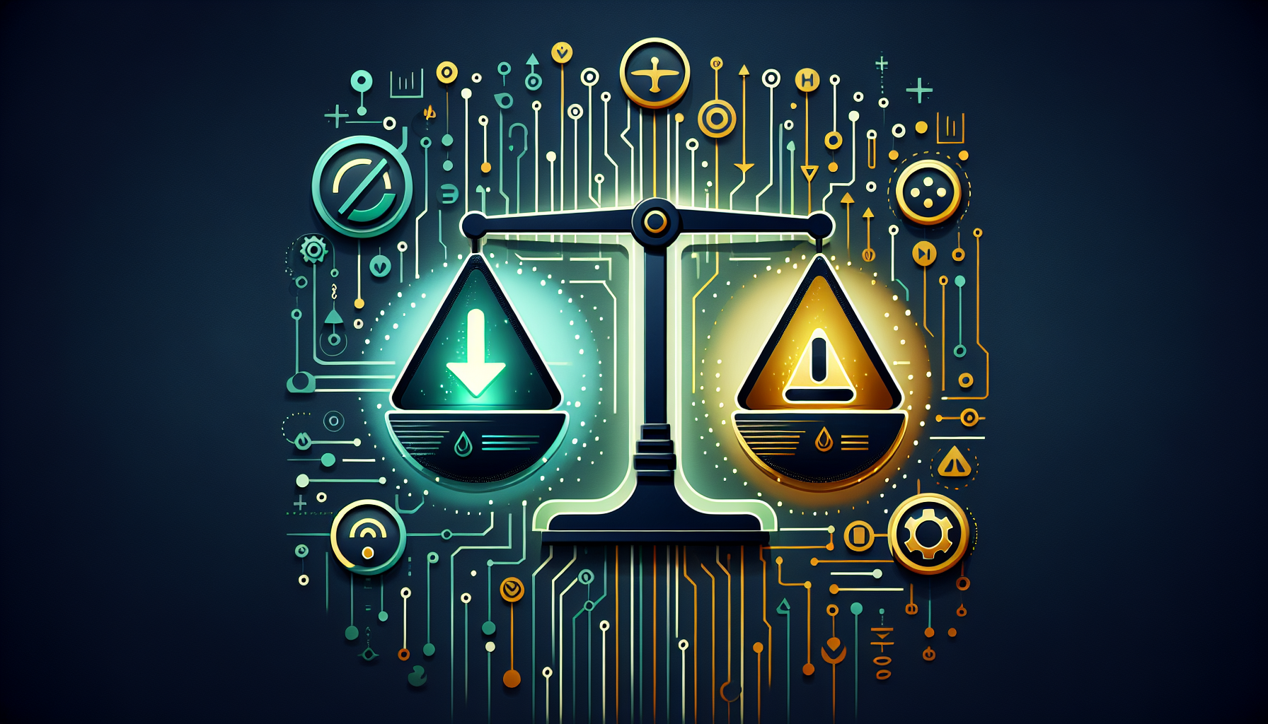 完全成功報酬制のメリットとデメリットを比較するイメージ