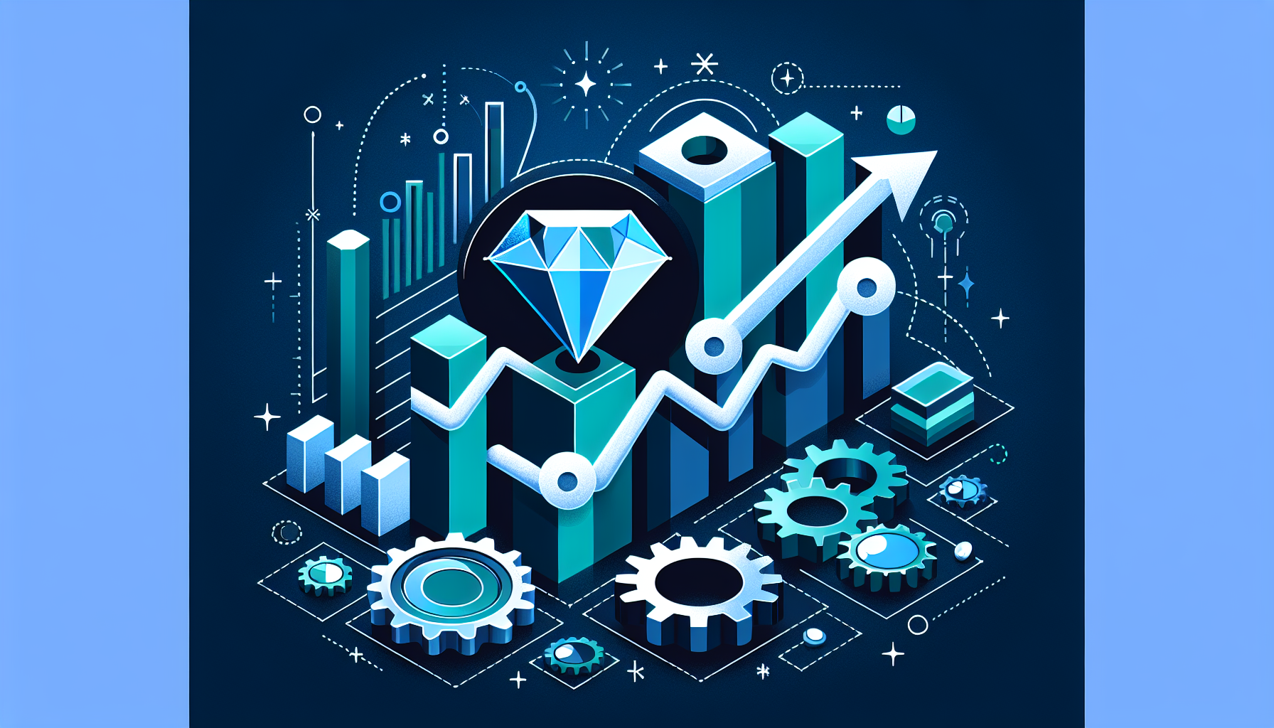 企業価値を高める磨き上げのイメージ図