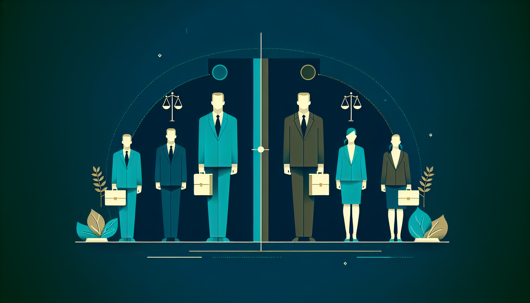 FAの片側代理と仲介の双方代理の構造比較イメージ