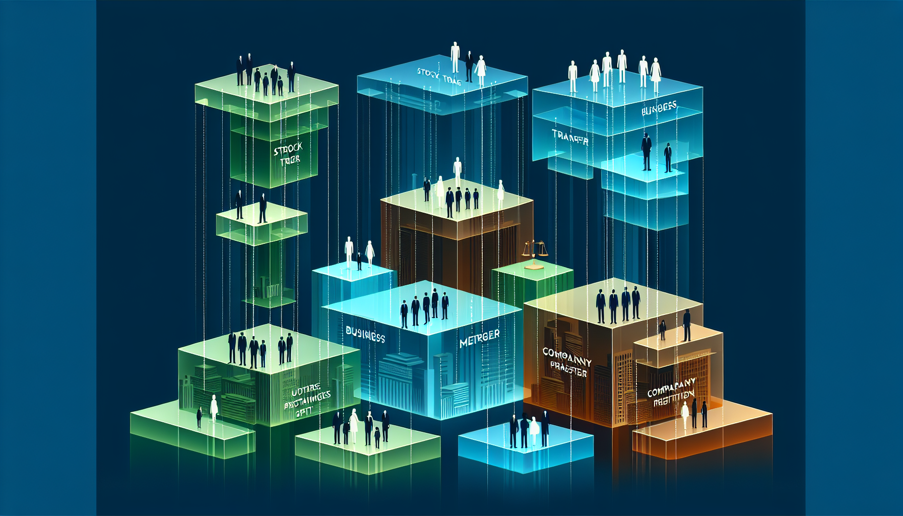 M&Aのスキーム別の従業員への影響を比較するイメージ図」 width=