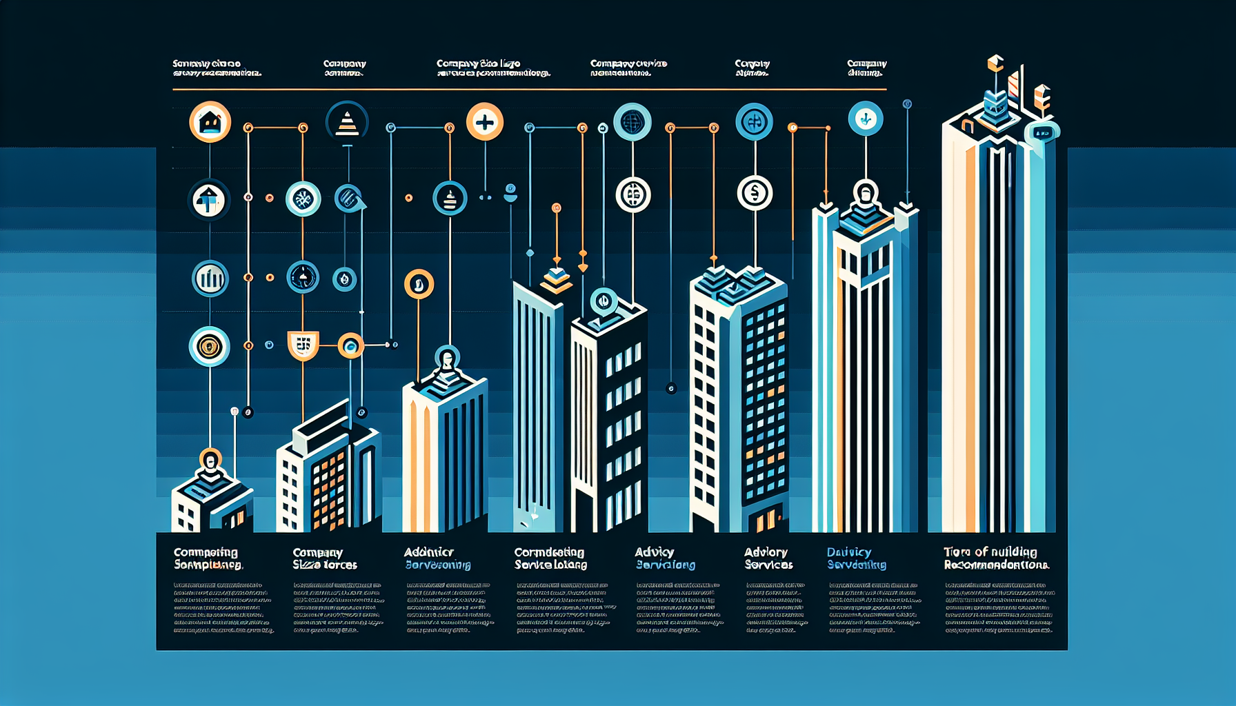 年商規模別のFA・仲介選択ガイドのイメージ