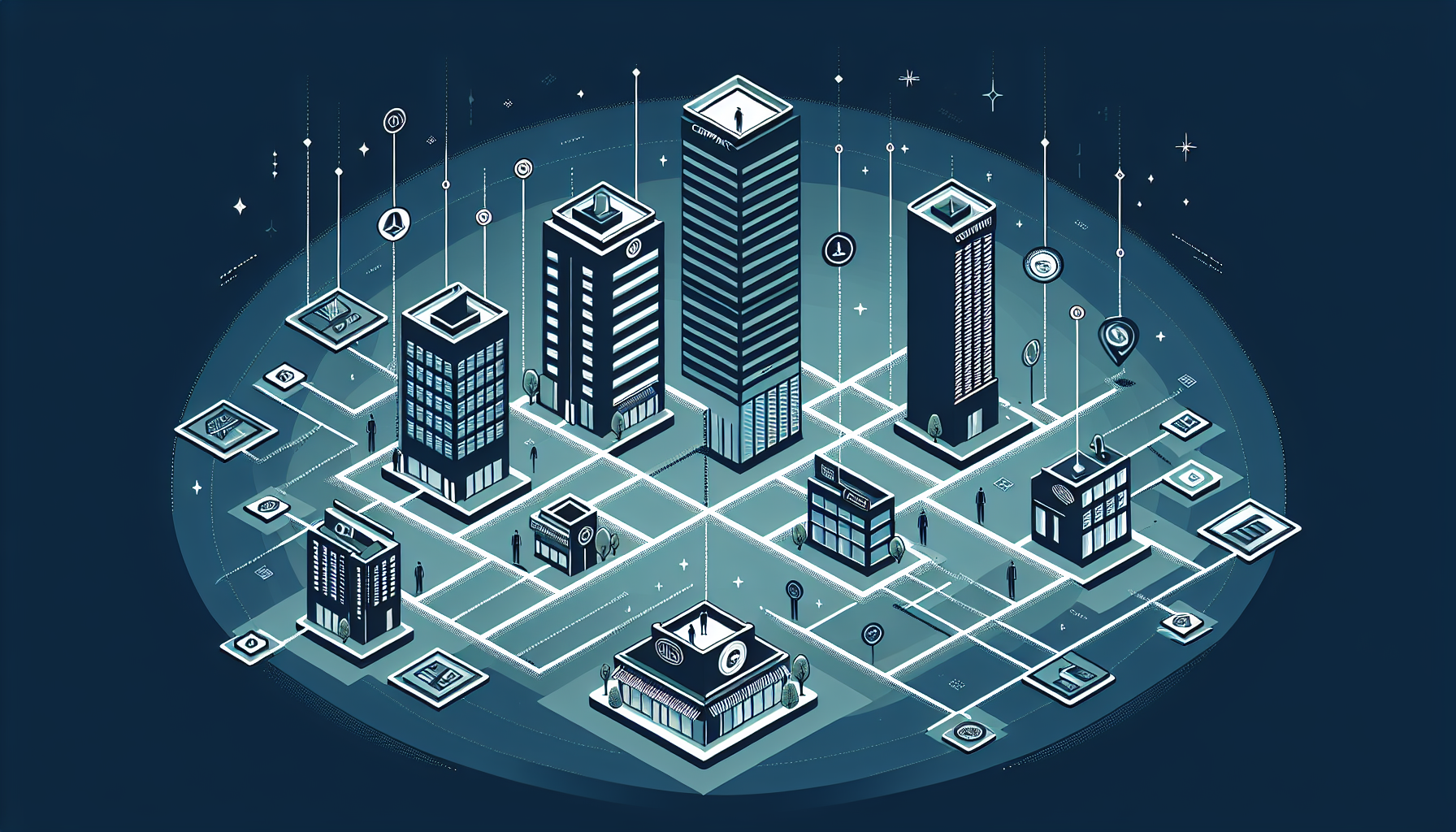企業規模別にM&A仲介会社を選ぶ判断フローのイメージ