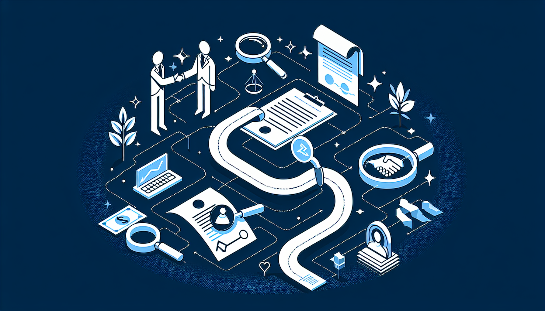 M&Aプロセス全体の流れを示すイメージ図