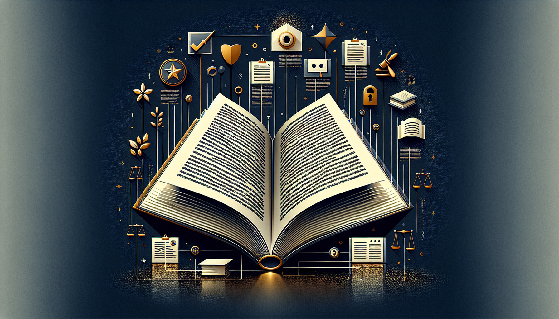 SPAの主な記載事項と10の基本条項のイメージ