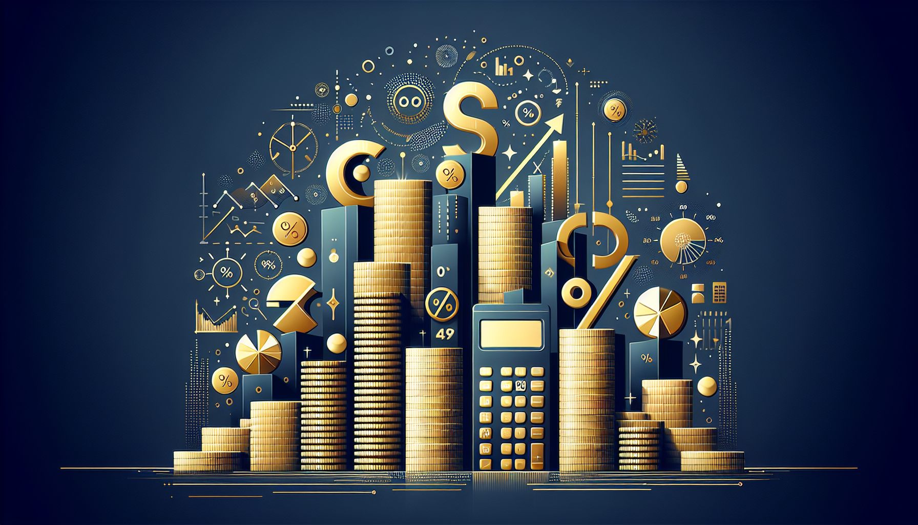 M&Aの手数料・費用を表現したコインと計算のイメージ