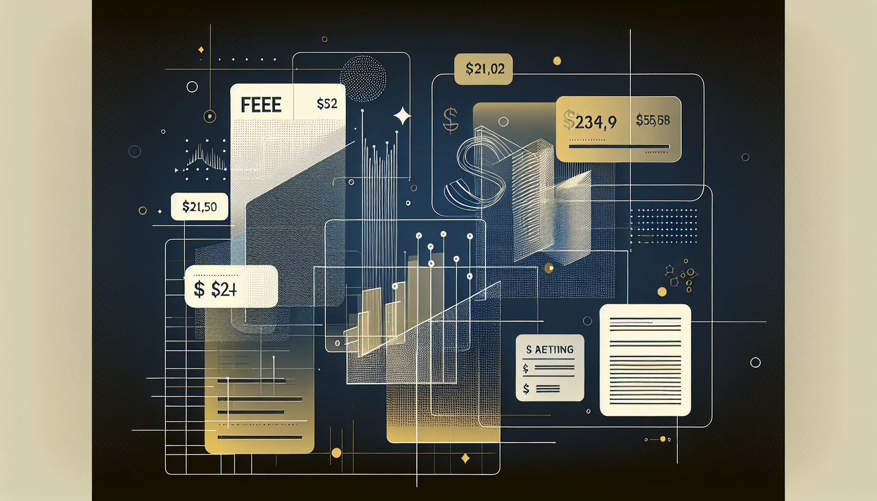 M&A仲介手数料の種類と費用体系のイメージ図