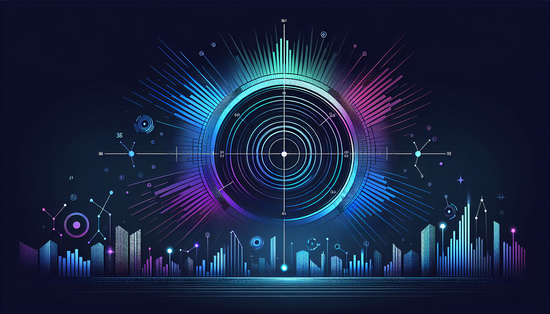 M&A仲介会社の強み・特徴を分析するレーダーチャートのイメージ