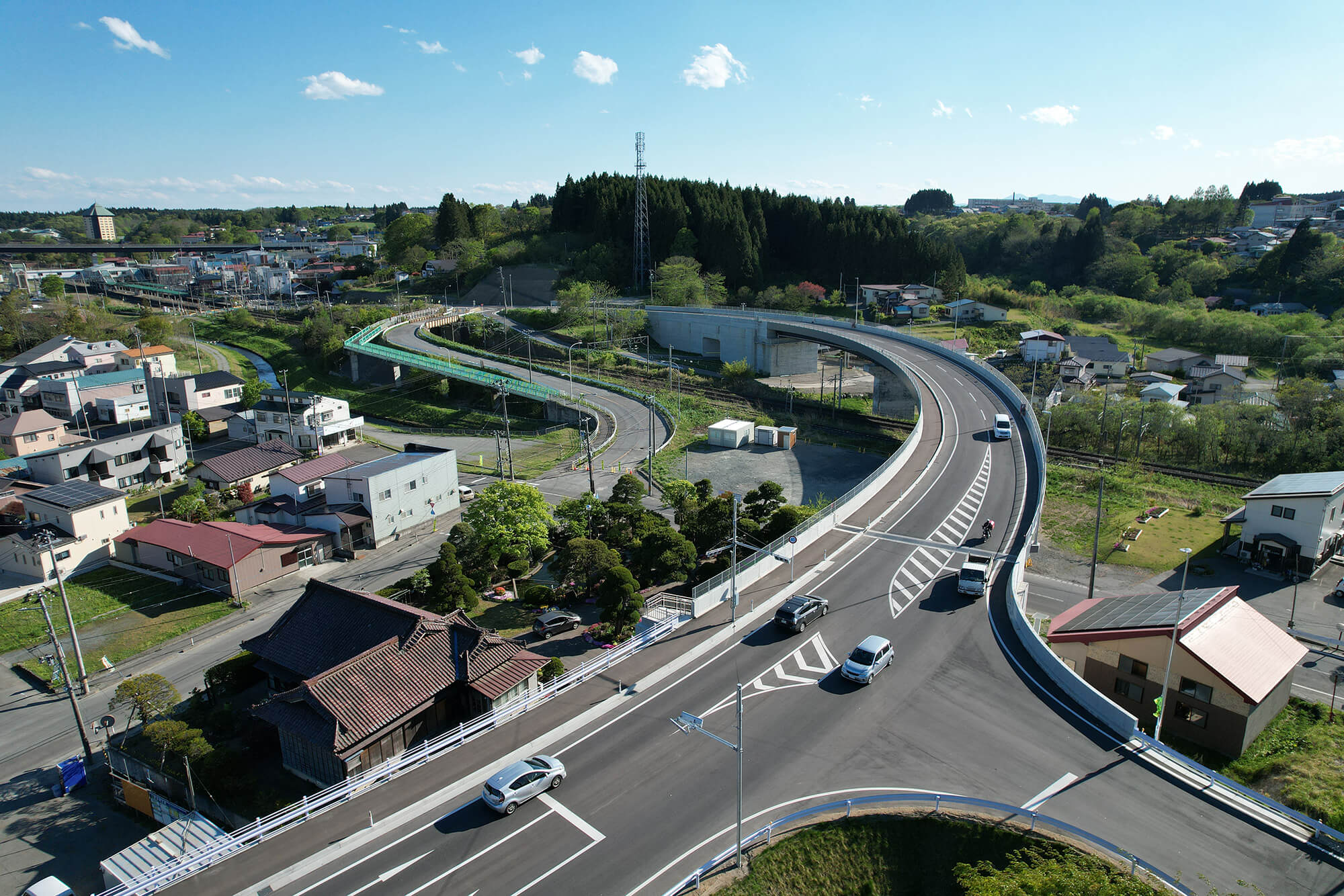 三沢十和田線道路改良工事