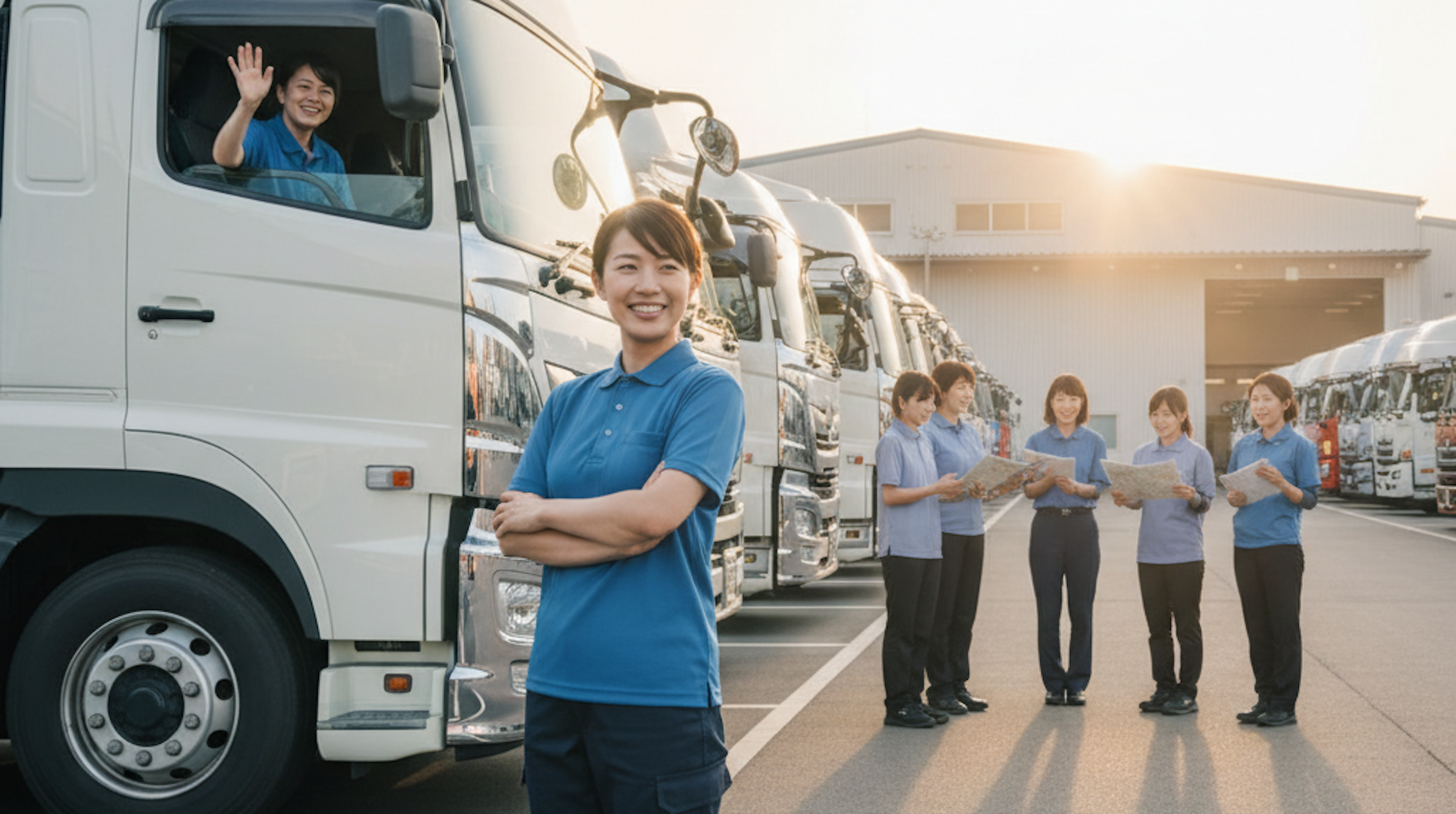 【女性ドライバー特集】「トラック運転してみたい!」を応援!女性がイキイキと安心して働ける運送会社の探し方