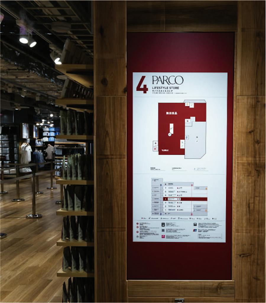 Scheme of
4th Floor sign