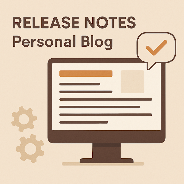 リリースノート #1 