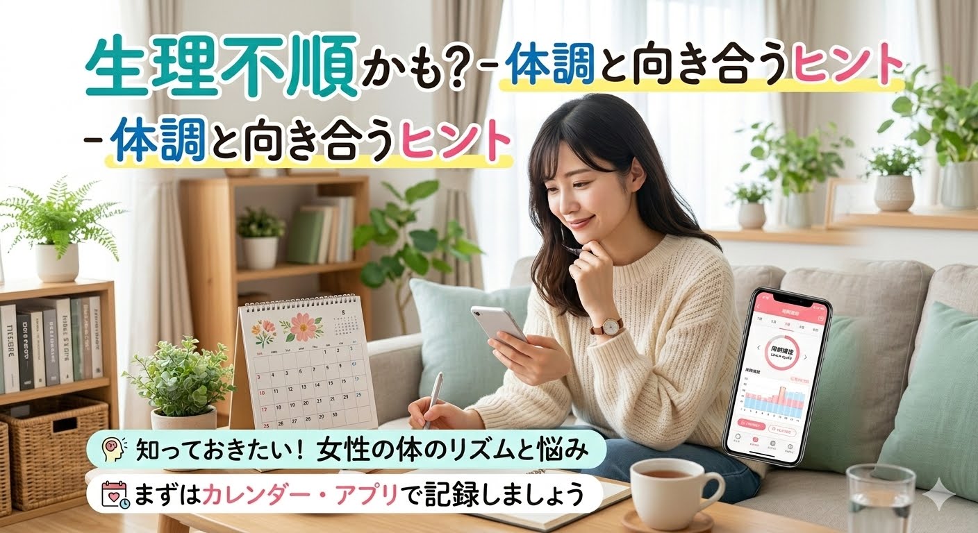 生理不順（月経不順）の原因とは？何日遅れたら病院へ行くべき？受診の目安と検査・治療法を|福岡市の産婦人科専門医が解説