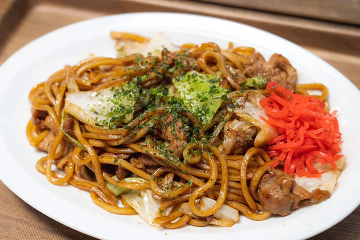 道の駅あしがくぼの焼きそばの写真