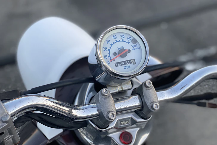 バイクの手元部分