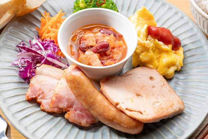 道の駅まえばし赤城のモーニングプレートの写真