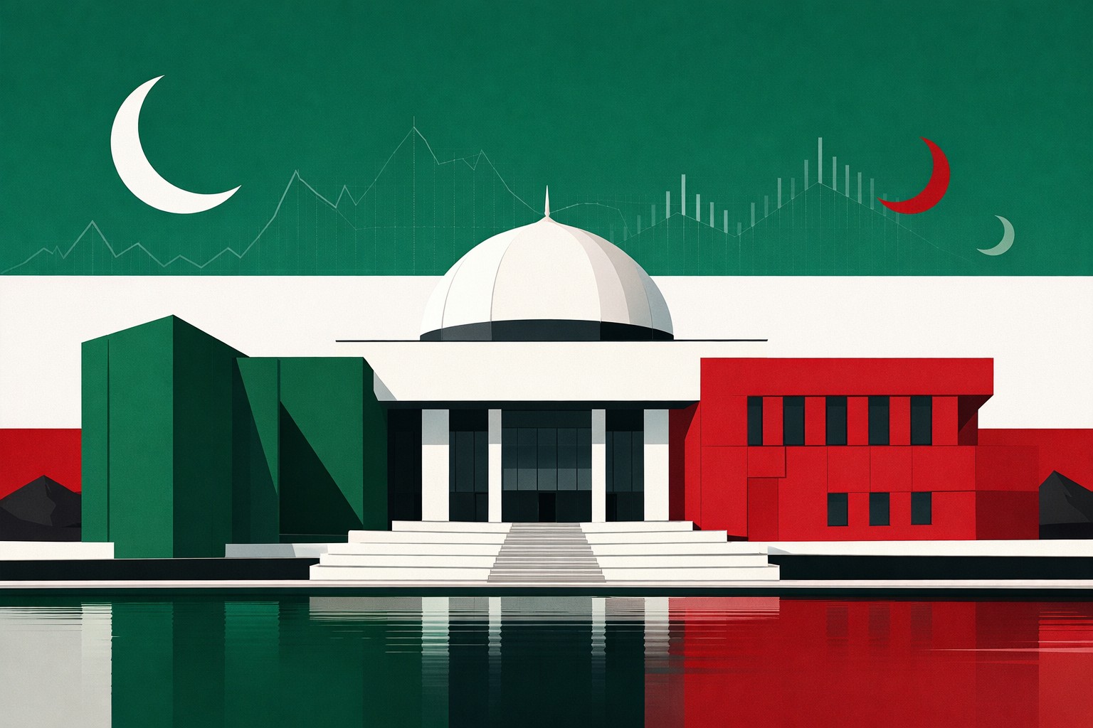 Exterior view of the Office of the Supreme Leader building in Tehran