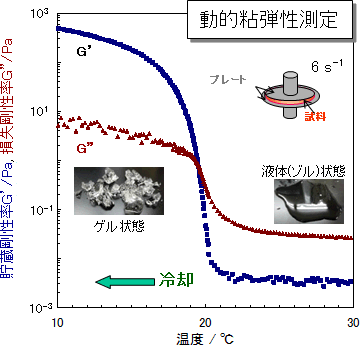高分子ハイドロゲルの架橋構造解析