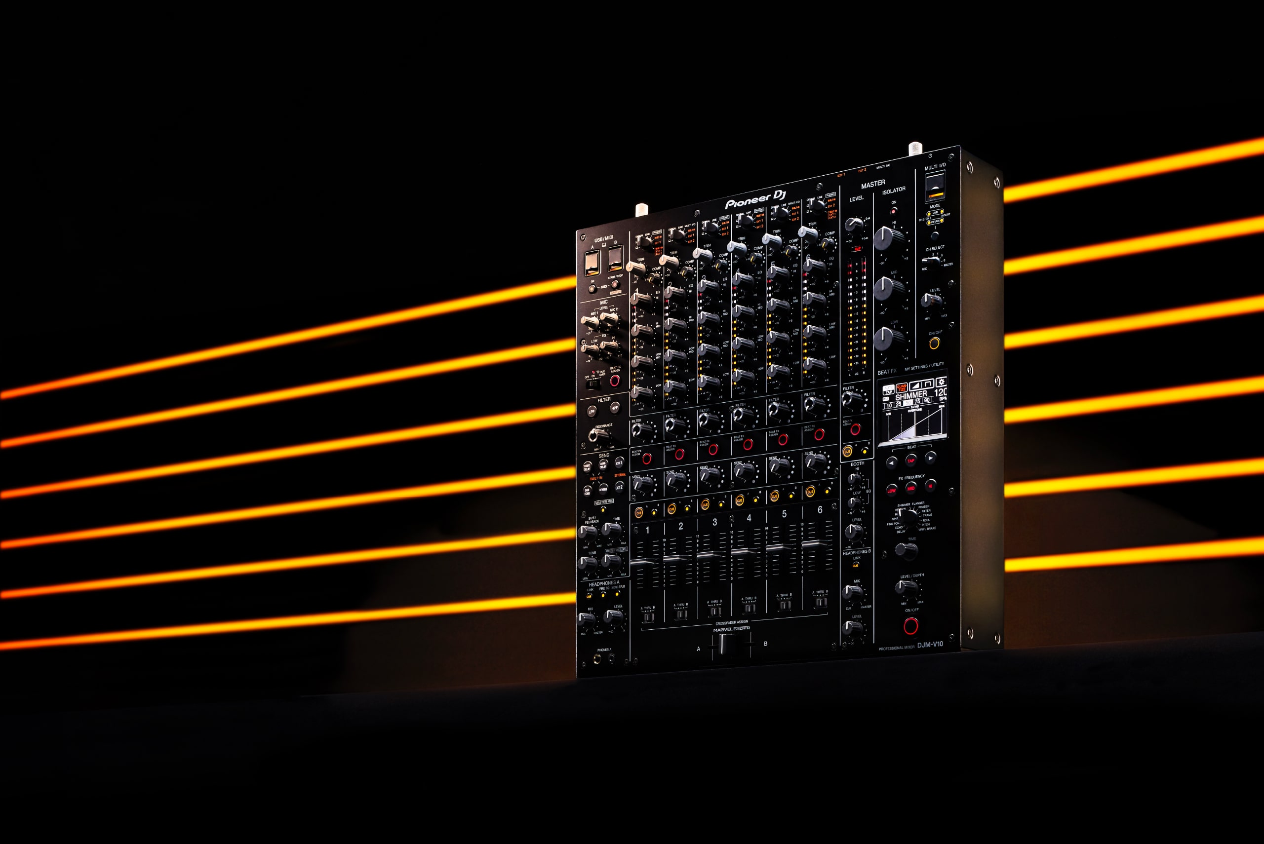 DJM-V10 6 channel professional DJ Mixer