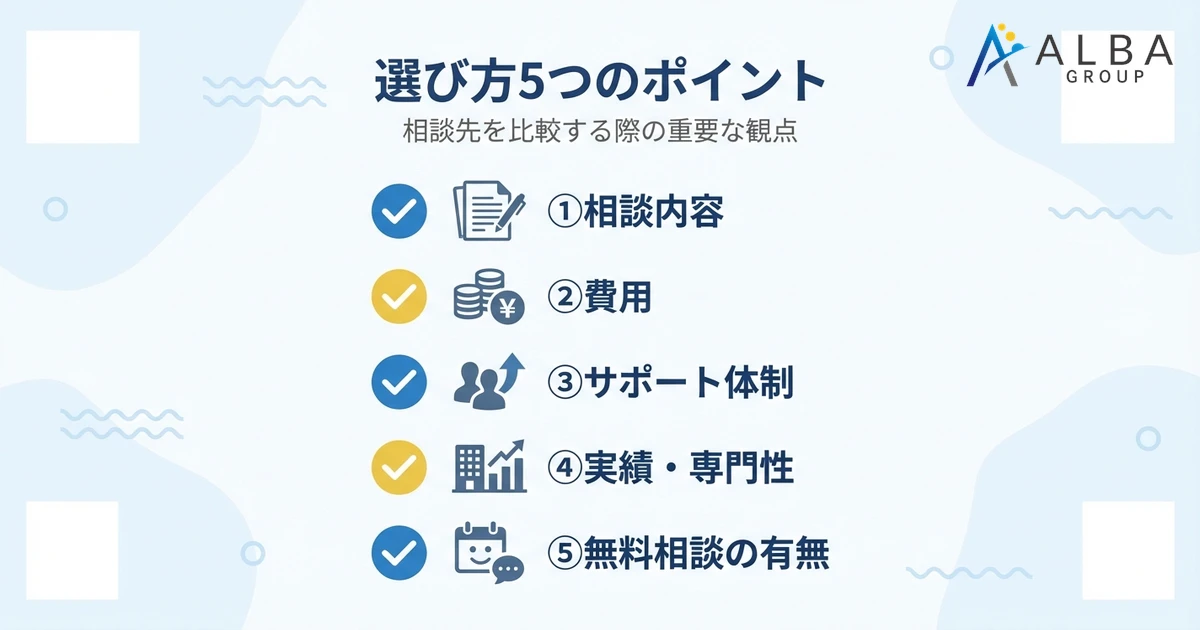 選び方5つのポイント