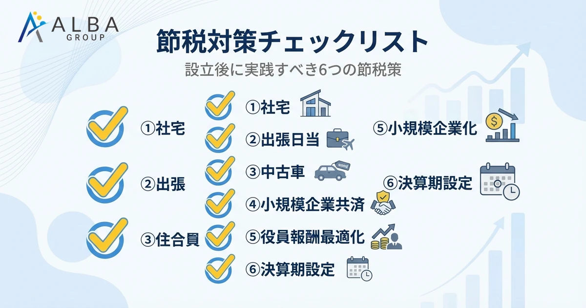 節税対策チェックリスト