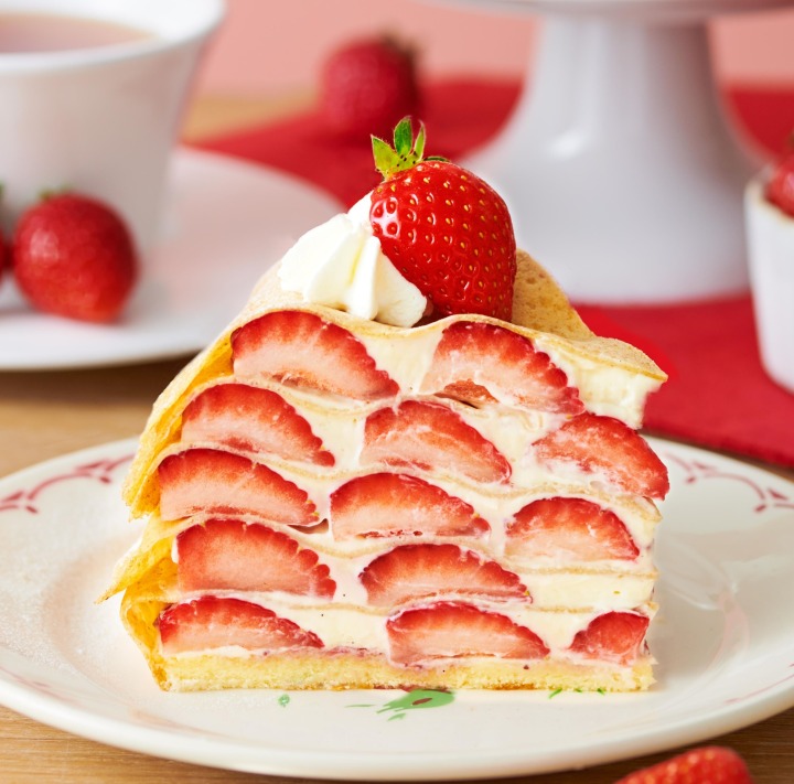 あまおう苺のミルクレープ