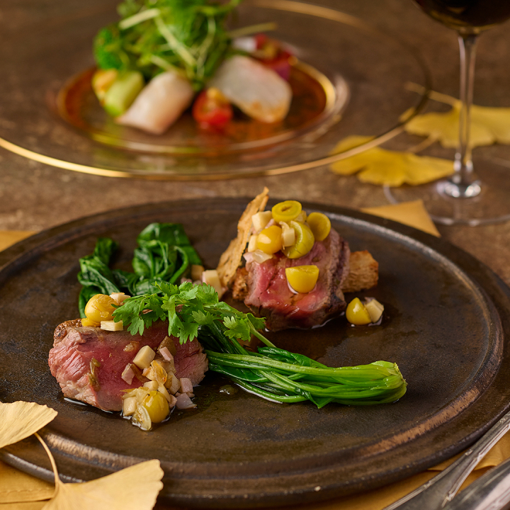 KIHACHIのシーズナルコース ～いちょう並木の黄葉スペシャル～