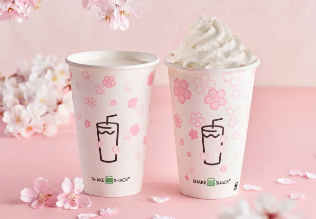 日本の春を感じさせる、優しい桜の香りを楽しむ季節限定シェイク「桜
