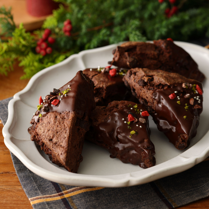 クリスマスチョコレートスコーン