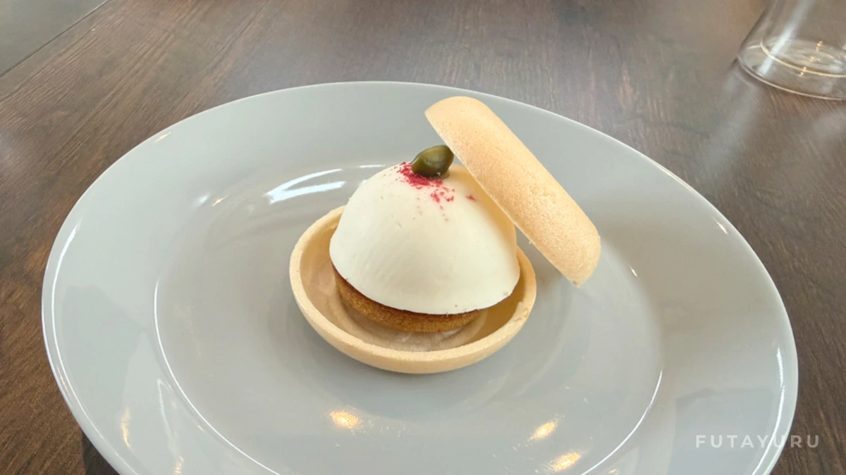 クリームチーズと酒粕の最中