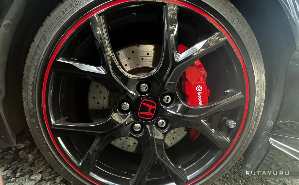シビックタイプR FK2 タイヤ交換の備忘録【ホイールナット・トルク・空気圧等】