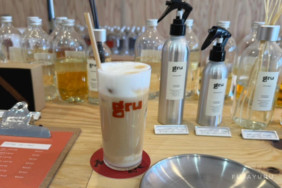 注文したカフェラテ