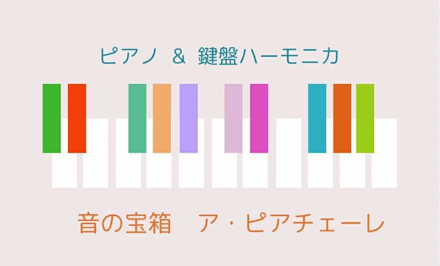 ピアノ、鍵盤ハーモニカ、音の宝箱、ア・ピアチェーレ