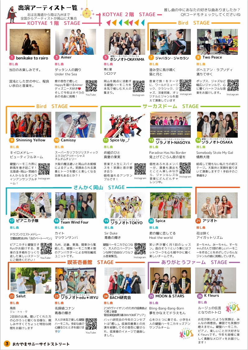 出演アーティスト紹介