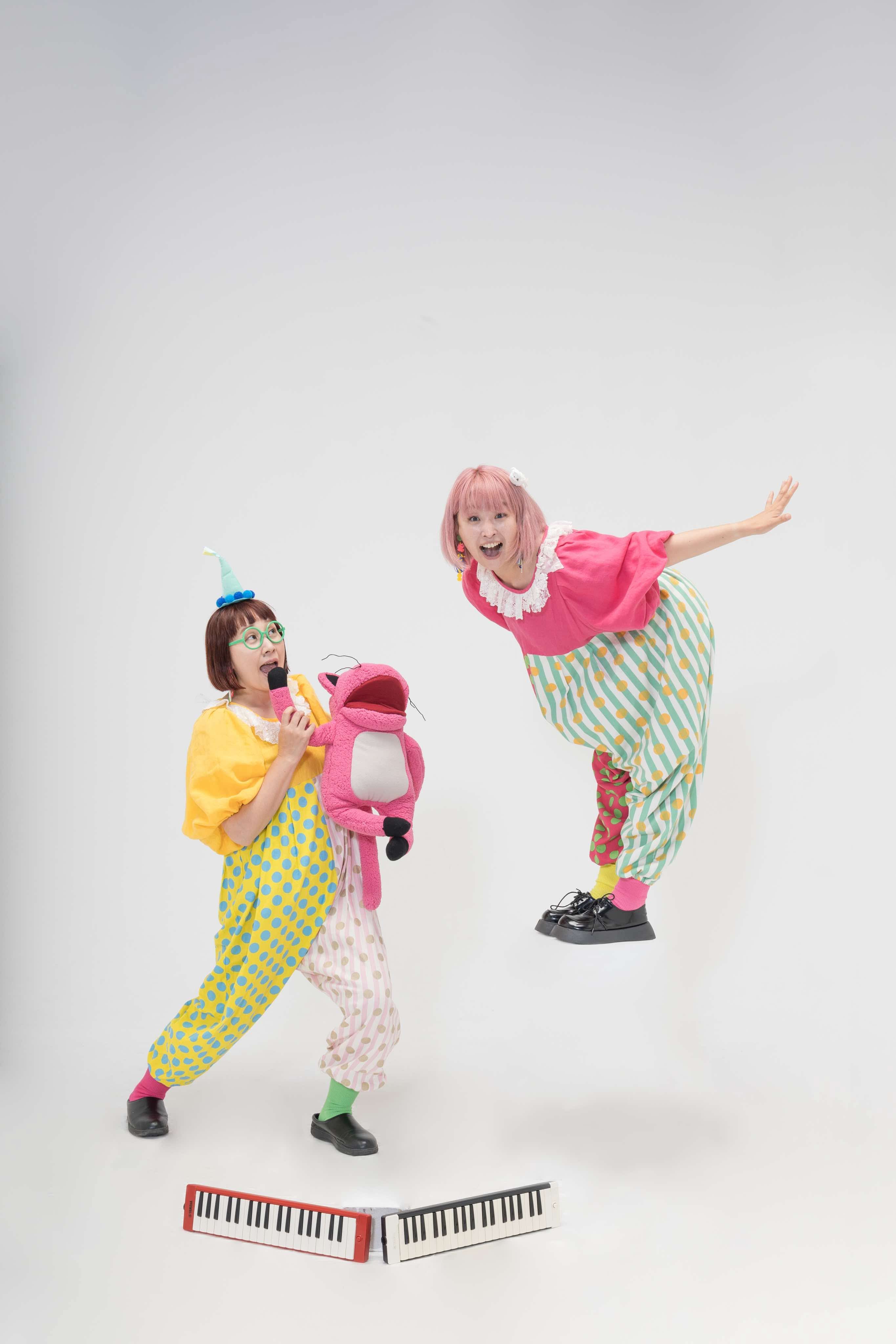 ぴあんぱ
ちあんぱ
２人組
ナビゲーター
ピエロ
音楽
魔法使い