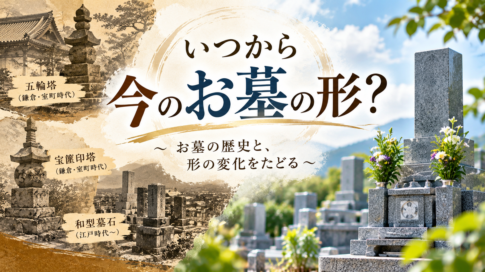 いつから今のお墓の形になったの？