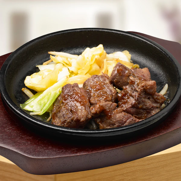 追い炭焼肉 国産牛カットステーキ 60g