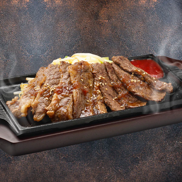 【炭焼肉コンボ】グリタカルビ&さくらロース 120g(ごはん付き)