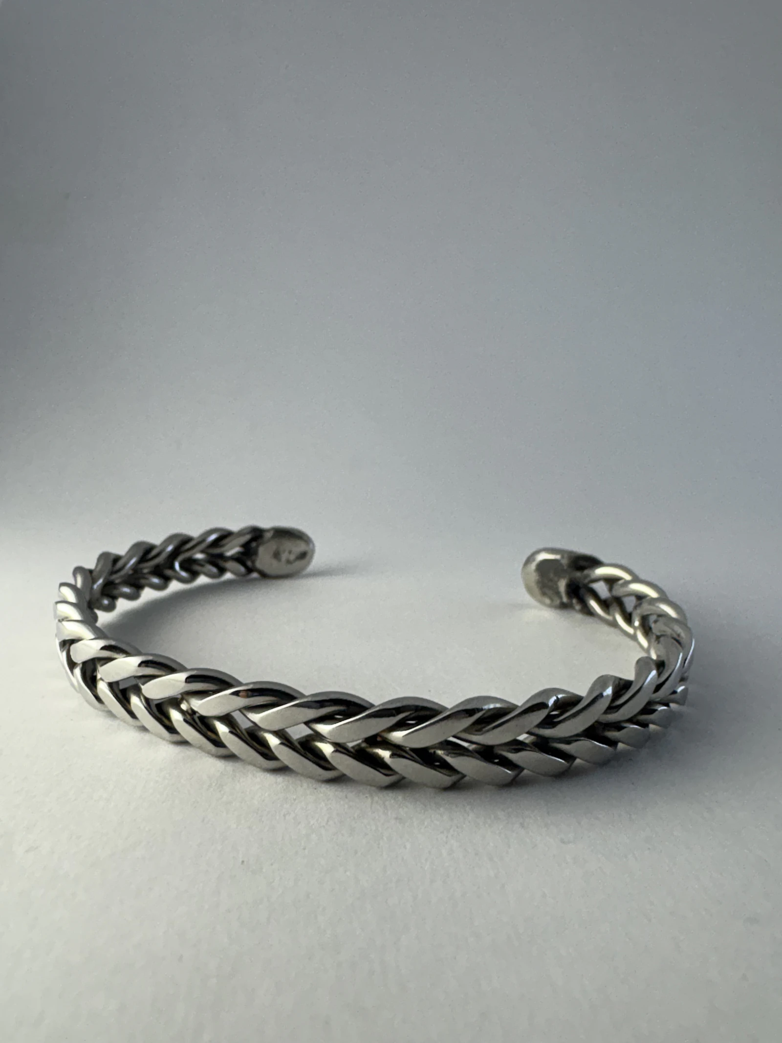Flat Double Twist Bangle - 1