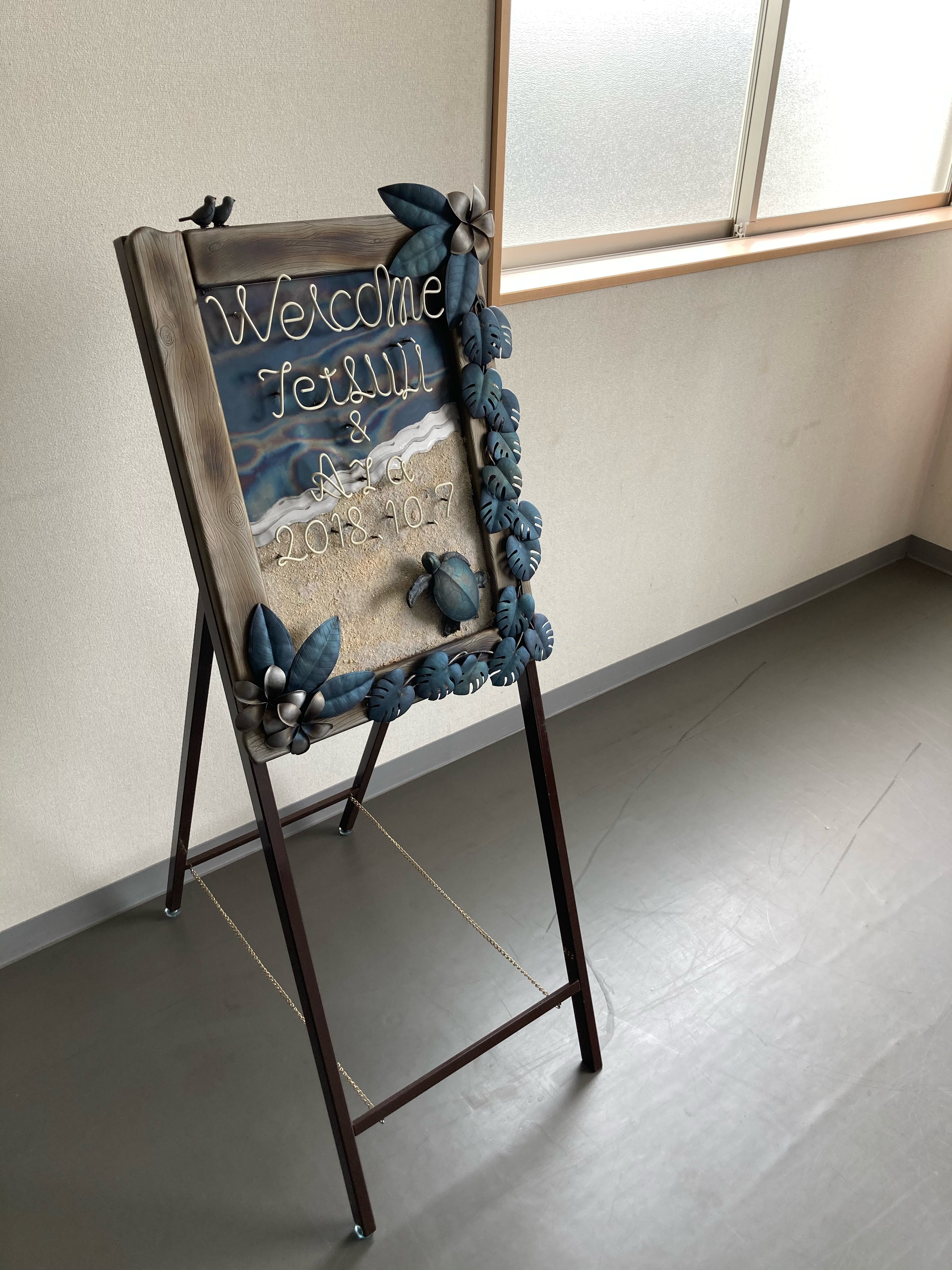 All Iron　Welcome board　Hawaiian