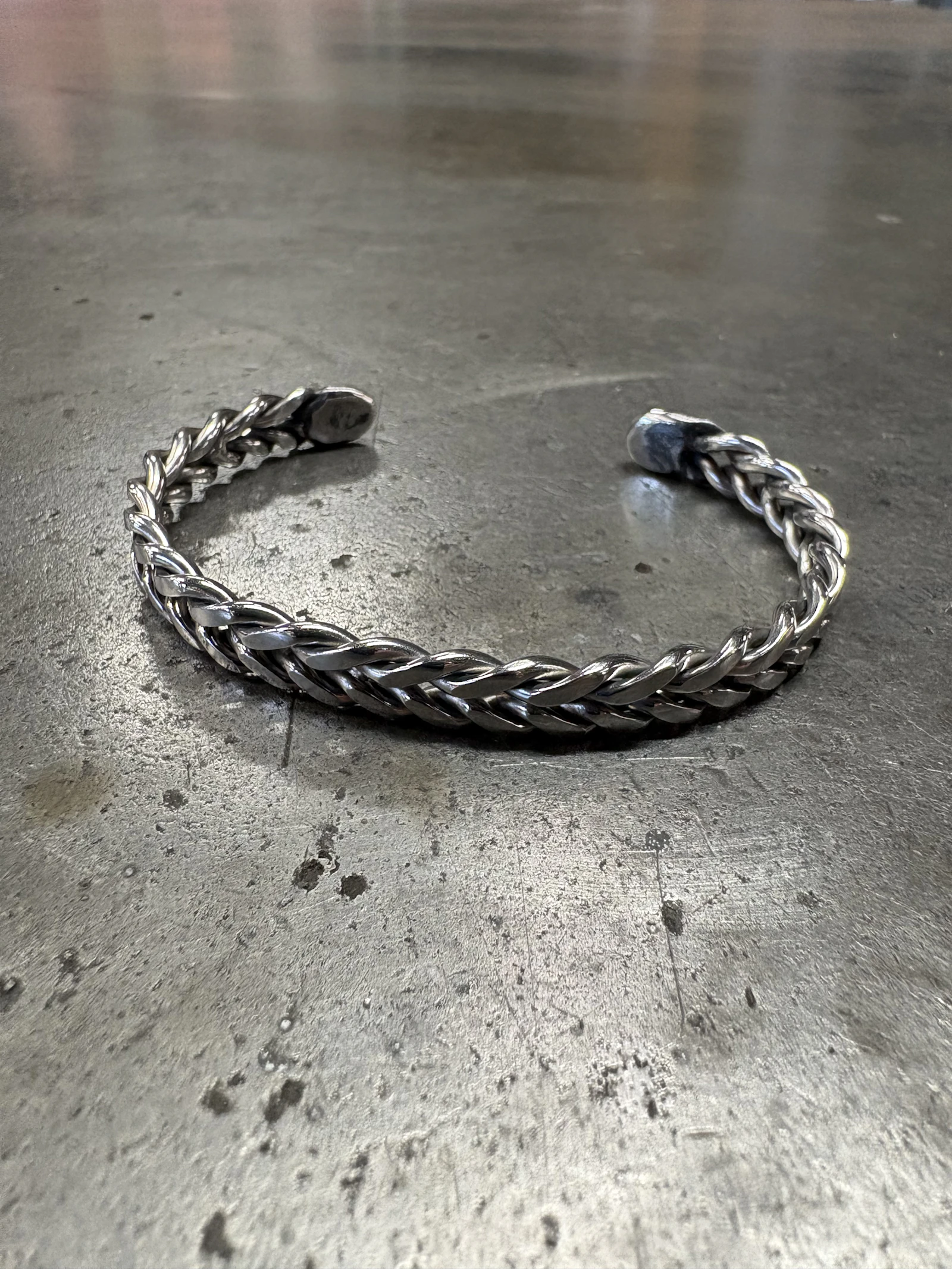 Flat Double Twist Bangle - 2