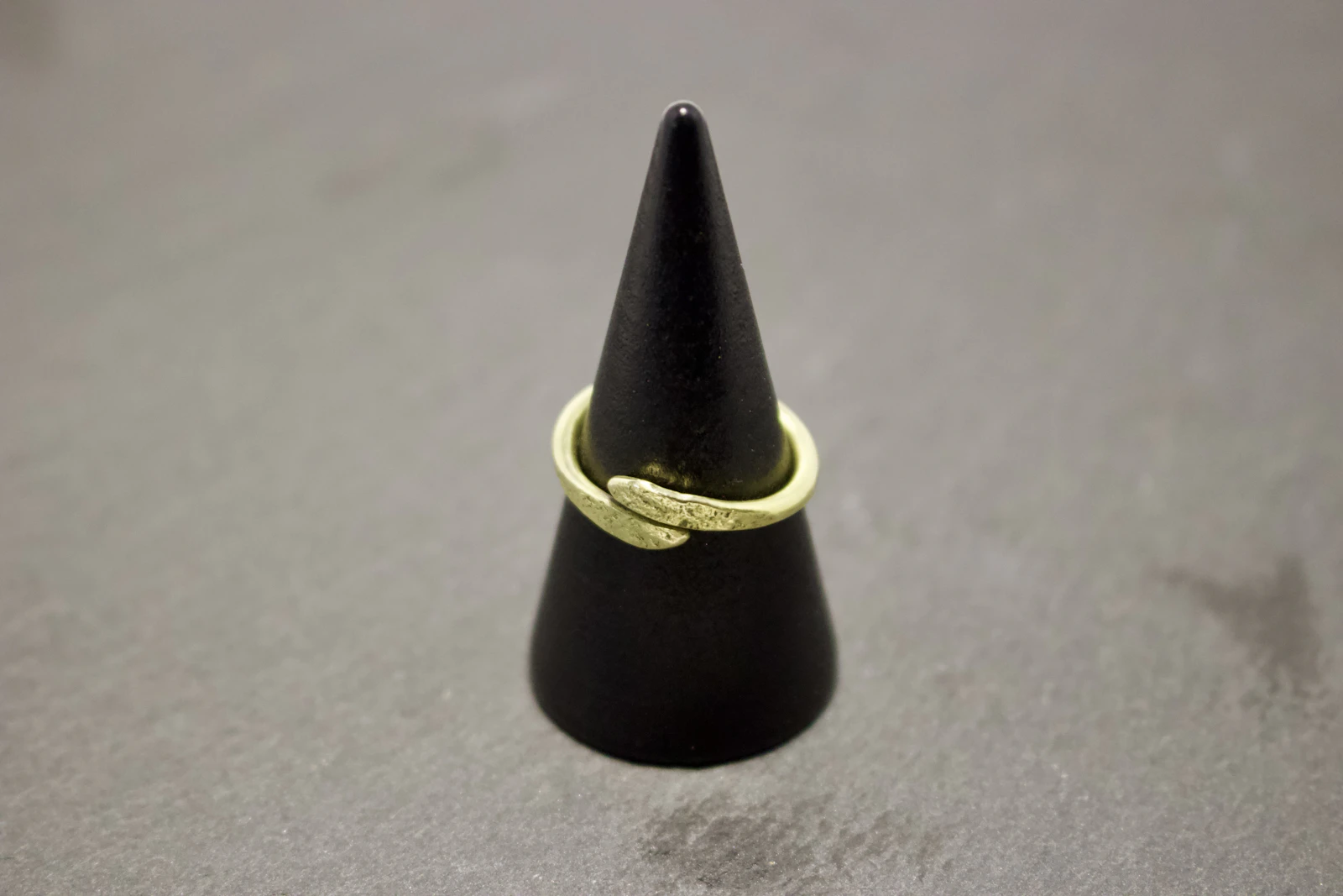 Hammer Tone Open Ring - 1