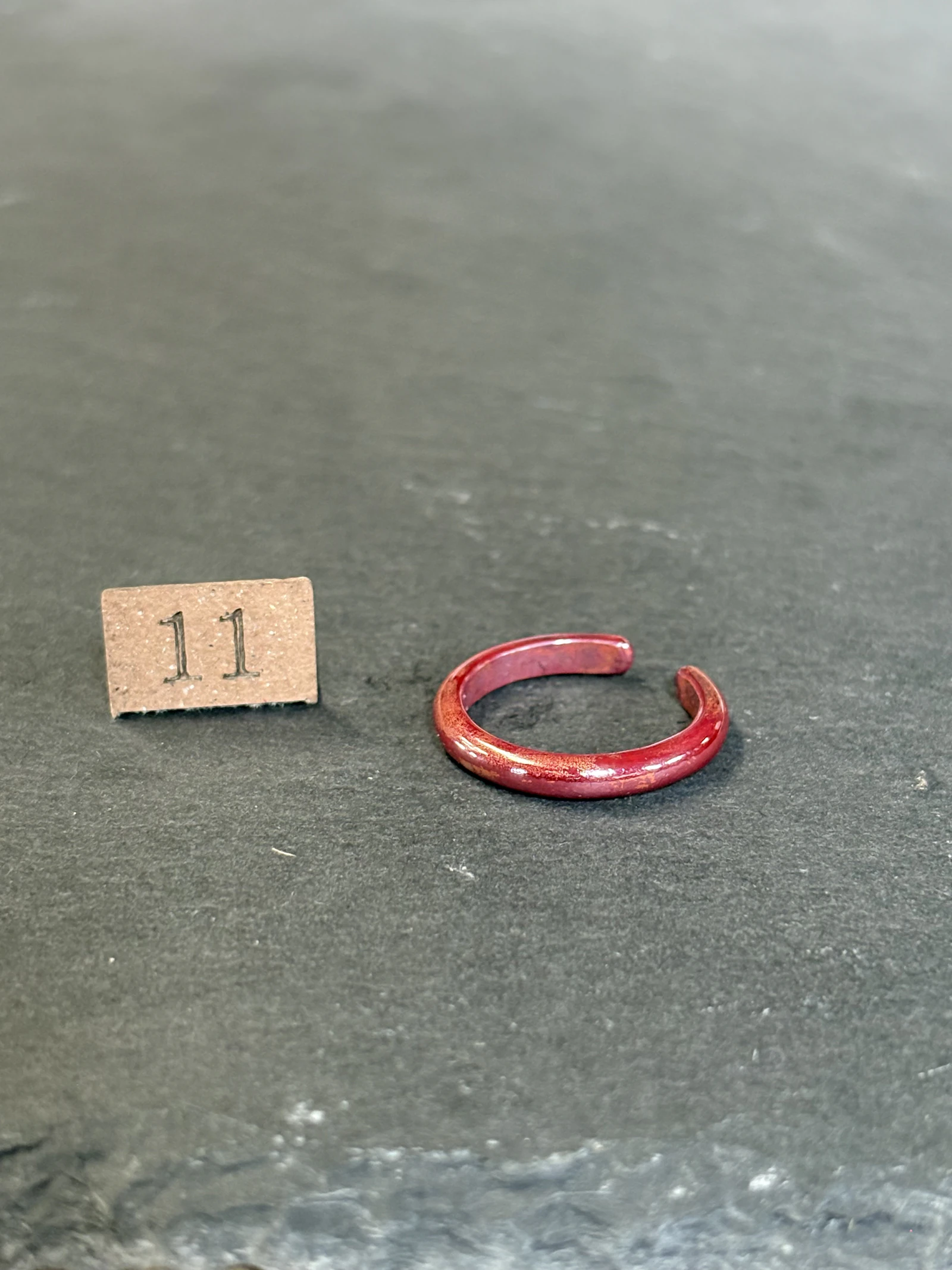 緋銅Ring 【一点物 11号 現品】 - 1