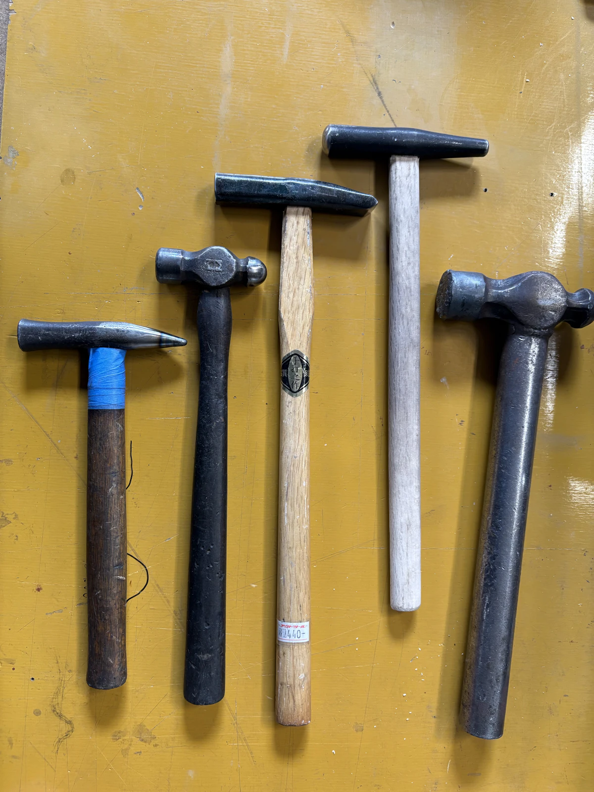 作品制作で活躍している道具達　【ハンマー編】