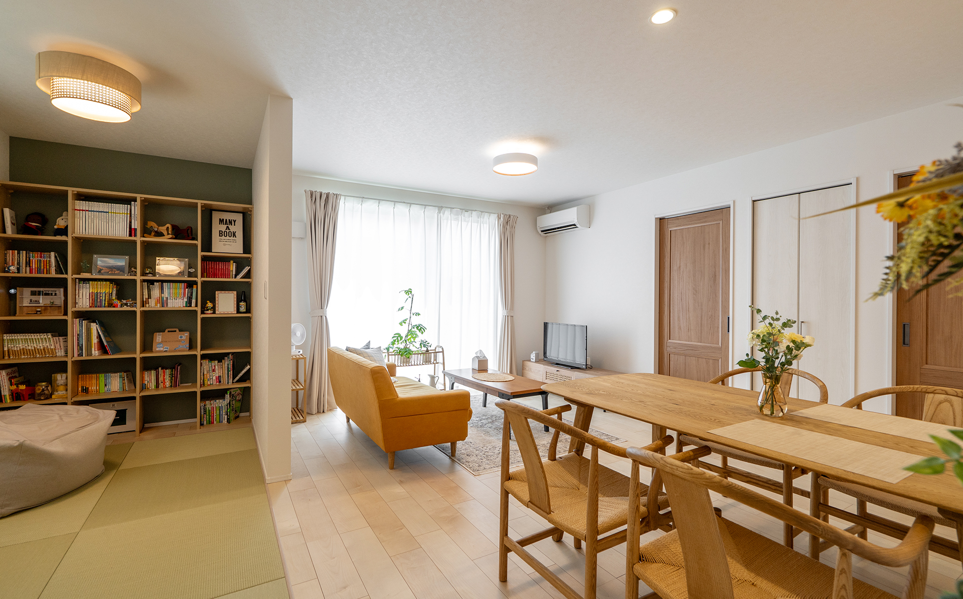 WORKS更新：「図書室のある平屋で叶えた、お気に入りに囲まれてのんびり寛ぐ暮らし」