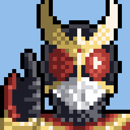 仮面ライダークウガ 32x32 ろどりゅーしょんネット