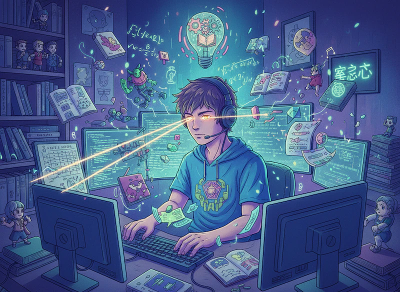 オタクの集中力に学ぶ効果的な勉強法と専門知識習得術